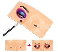 EMMEXX 2022 Nueva Tabla de Ejercicios de Maquillaje 5D, Ayuda Perfecta para Practicar, Tabla de Práctica de Maquillaje Beige
