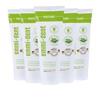 emmi®-dent Pasta Dental Ultrasónica "Nature" I Ideal para Dientes y Encías Sensibles I Sin Flúor, Microplásticos ni Nanomateriales I Vegano y sin Gluten I 5x 75 ml