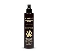 emmi-pet Champú para perros 2 en 1 Natural Repair, 250 ml, cuidado natural con aloe vera y hierbas, vegano y pH neutro, regenerador y suave, para todos los perros y cachorros a partir de la 10ª semana