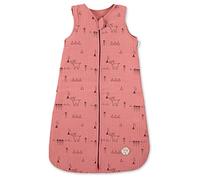 Emmis Garden - Saco de dormir (muselina, 110 cm), color rojo