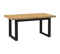 Emmtore Mesa Comedor NOAIN Patas Forma U Madera Maciza Pino 160x90x75cm