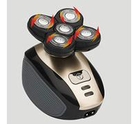 EmNarsissus Maquinilla de Afeitar Recargable, Recortadora de Lavado de 5 Cabezales, maquinilla de Afeitar eléctrica, maquinilla de Afeitar Recargable, Lavable, 5 Cabezales de Corte