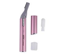 EmNarsissus Mini afeitadora eléctrica portátil Rosa de Acero Inoxidable y plástico para Mujer, afeitadora de Cejas, Recortadora, depiladora