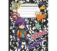 Emo Composition Notebook: Too Cool for School (But Still Taking Notes): Journal