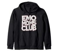 EMO Moms Club Alternativa Maternidad Punk Rock Mama Sudadera con Capucha