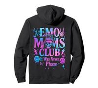 Emo Moms Club Skeleton Goth Nunca Fue Una Fase Sudadera con Capucha
