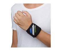 Emo Muñequera Ajustable, Negra, Esguince, Talla Única, MQ20A
