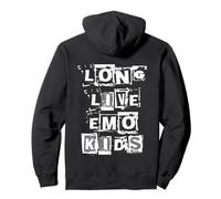 Emo Rock Larga Viva Emo Niños Y2k 2000s Emo Ska Punk Música Sudadera con Capucha