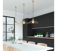 Emob Fulgor - Lámpara de araña de metal - Oro brillante - Altura ajustable