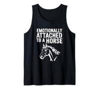 Emocionalmente apegado a mi Vida de Jinete de Caballos Camiseta sin Mangas