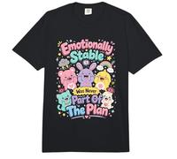 Emocionalmente Estable Divertido Kawaii Diseño Comfort Colors Adult Heavyweight T-Shirt