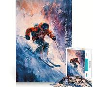 Emocionante Rompecabezas de Descenso para Adolescentes, 1000 Piezas, estimula la Memoria, se relaja, Bordes precisos, Regalo increíble 50x75cm