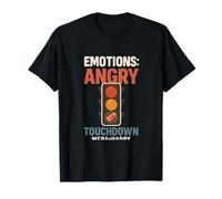Emociones Angry Football Fan Luz Verde Touchdown Humor Camiseta