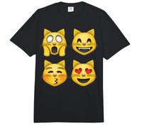 Emociones de Cara de Gato Comfort Colors Adult Heavyweight T-Shirt