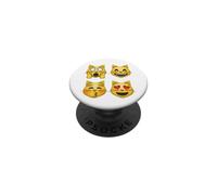 Emociones de Cara de Gato PopSockets PopGrip Adhesivo