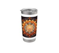 Emociones y sensualidad del chakra sacro Vaso térmico de acero inoxidable de doble pared