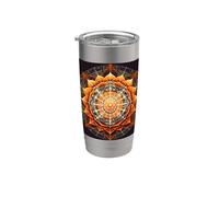 Emociones y sensualidad del chakra sacro Vaso térmico de acero inoxidable de doble pared