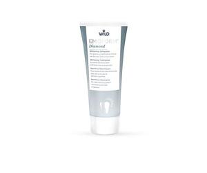 EMOFORM Diamond, pasta dentífrica blanqueadora para unos dientes blancos y brillantes con partículas de diamante superfinas, RDA 30.