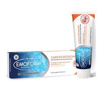 Emoform Zahnpasta Karies und Erosion, 75 ml, mit Sodiumsalzen und Zinnfluorid - schützt den Zahnschmelz vor saurer Erosion von Karies und hilft bei der Remineralisierung des Zahnschmelzes - Clínica