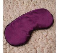 Emoji - Máscaras para dormir, tapones acolchados de seda, color morado