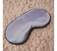 Emoji - Máscaras para dormir, tapones acolchados de seda suave para los oídos, color gris