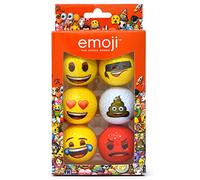 Emoji - Pelotas de Golf Divertidas, Paquete de 6, Multicolor