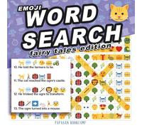 Emoji Word Search: Emoji Word Search Puzzle with easy to Read Print about Kids, Fairy Tales and more | 8.5x8.5 inches, 72 pages | 35 Puzzle … Gift for Vacations, Holidays and Relaxation