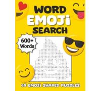Emoji Word Search: Fun Shaped Puzzles for Kids, Adults, and Seniors | Brain Training and Relaxation with 60+ Games