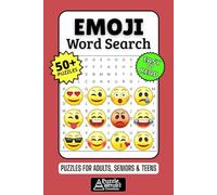 Emoji Word Search Puzzle Book: 50+ Fun & Easy-to-Read Emoticon Puzzles Exploring Expressive Icons & Digital Feelings, Gift for Social Media Users & Texting Fans, Adults, Seniors & Teens