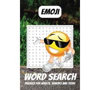 Emoji Word Search Puzzle Book: Easy to Read Print about Emoticons and More | 6x9 inches, 110 pages | 50+ Puzzles, Perfect Gift for Vacations or Holidays