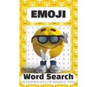 Emoji Word Search Puzzle Book: Word Search with Easy to Read Print about Emoji and More| 6x9 inches, 110 pages| 50+ Puzzles ... Gift for Vacation, Holidays and Free Times