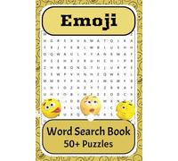 Emoji Word Search Puzzle Book: Word Search with Easy to Read Print about Emoji, Happy Faces, Funny Faces and More | 6 x 9 inches, 110 pages | 50+ Puzzles .... Gifts for Kids, Vacations and Relaxation