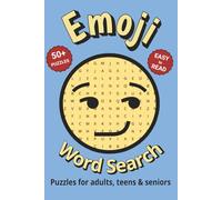 Emoji Word Search Puzzle Book: Word Search with Easy to Read Print about Emojis and More | 6x9 inches, 110 pages | 50+ Puzzles ... Gifts for Vacations, Holidays & Free Times