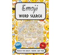 Emoji Word Search Puzzle Book: Word Searches with Easy to Read Print about Emoji, Faces, and More | 6x9 inches, 110 pages | 50+ Puzzles … Gift for Vacations, Holidays and in your Spare Time