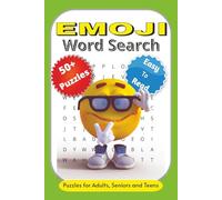Emoji Word Search Puzzle Book: Word searches with easy to read print about Emoji, GIF, Texting, Teen, Meme and more | 6X9 inches, 110 pages | 50+ Puzzles… Gift for Vacations, Holidays and free times