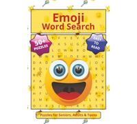 Emoji Word Search Puzzle Book: Word Searches with Easy to Read Print about Emoji, Messaging, digital communication and More | 6x9 inches, 110 pages | ... Gift For Vacations, Holidays and Free Times
