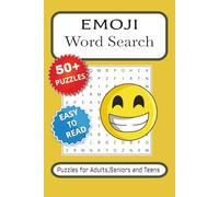 Emoji Word Search Puzzle Book: Word Searches with Easy to Read Print about Emojis | 6x9 inches, 110 pages | 50+ Puzzles ... Gift for Vacations, Holidays and Free Times