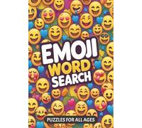 Emoji Word Search Puzzle Book: Word Searches with Easy to Read Print about Emojis, Laughter, Happiness and More I 6x9 inches, 110 pages I 50+ Puzzles … Gift for Vacations, Holidays and Free Times