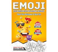 Emoji Word Search Puzzles for Seniors - Large Print Activity Book for Adults: Engaging Word Games, Brain Games, Word Find, Crosswords & Travel Puzzles ... Perfect Gift Activity Book for Puzzle Lovers