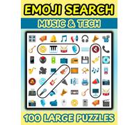 Emoji Word Search Puzzles: Music & Tech (Emoji Word Search Puzzle Books)