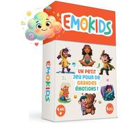 EmoKids - Jeu des Émotions pour Enfants (4-10 ans) | 55 Cartes Illustrées + 8 Mini-Jeux | Aide à Comprendre et Gérer les Émotions | Inspiré Montessori & CNV | Maison, École, Thérapie