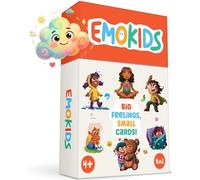 EmoKids - Juego de sentimientos e inteligencia emocional para niños (de 4 a 10 años) | 55 tarjetas ilustradas + 8 minijuegos | Ayuda a los niños a comprender y gestionar las emociones | Inspirado en