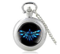 EMoLus Reloj De Bolsillo Reloj de Bolsillo mecánico de Plata clásico. Relojes De Bolsillo (Size : Silver)
