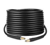 Emoobin Manguera de extensión de manguera de repuesto de alta presión de 15m para lavadora a presión Karcher Serie K K2 K3 K4 K5 K6 K7 Conector rápido de enchufe de clic (15m)