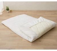 EMOOR Futón Japonés Plegable (Japanese Folding Futon Mattress) CLASSE y Sábana Ajustable PRESSO 160 x 200 cm (Blanco) Fabricado en Japón, Algodón Colchón Tatami Made in Japan