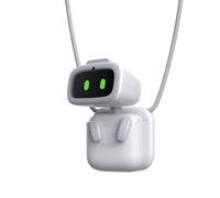 EMOPET Aibi Pocket Pet - Robot portátil | Compañero de IA alimentado por ChatGPT con comandos de voz, interacción emocional, canto y baile | Se fija magnéticamente a cualquier lugar | Ultra portátil