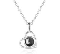 Emoragifou Collar con Foto Personalizada para Mujer con Foto Dentro