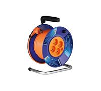 Emos 1908045001 4salidas AC Azul, Naranja unidad de distribución de energía (PDU) - Unidad de distribución de energía (PDUs) (Básico, Azul, Naranja, 4 salidas AC, H05VV-F3G, 50 m, 16 A)