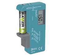 Emos 2203003000 - Medidor de energía y batería (4 Ohmio, 9v, AA, AAA, C, D, 11 cm, 6 cm, 2,5 cm) Negro