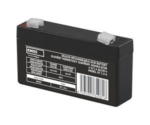 Emos acumulador sin mantenimiento de plomo 6 V, 1,3 Ah, 1 pieza, b9651